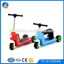 Brinquedos crianças adoráveis ​​dobráveis ​​Crianças Scooter com 3 rodas PU